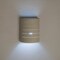 Luxury Lighting Zenia 10 in Tall Ceramic Outdoor Wall Light, Cottonwood Paint Finish, 2PK (2) 101-01-CW-ud-7 - alternate 1