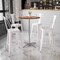 Flash Furniture 30 L, 30 W, 42 H, Birchwood, Chrome, Steel Top, Natural 5-XA-30-COTA-GG - alternate 6