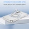 Alpha Digital iPhone 16 Case w/ Magnetic Ring Stand- Full Protection, Soft Flex -360 shockproof IP16-CLEAR - alternate 3