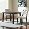 Homeroots Set of Two Tufted Gray Upholstered Linen And Solid Wood Open Back Dining Side Chairs, 2PK 573400 - alternate 5