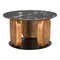 Homeroots 30" Black and Brown Genuine Marble Marble and Solid Wood Round Coffee Table 565071 - alternate 2
