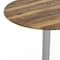 Flash Furniture Commercial All-Weather 31.25" Natural HPL Tabletop with Silver RD Base ST-RD31-NAT-TR18S-GG - alternate 2