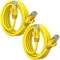 Maximm Cat6 Ethernet Cable 5ft 10Gbps 550MHz UTP, 2PK, Yellow, 2PK CAT6CCA-5YL-2PK - alternate 1