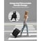 Vevor 2 Ball Bowling Bag with Wheels Four Roller Bowling Bag with Shoe Compartment ZL-YDB-0100 - alternate 4