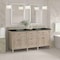 James Martin Vanities Lorelai 72" Double Vanity, Whitewashed Oak, w/ 3 CM Phantome Eclos Top 424-V72-WWO-3PHT - alternate 3
