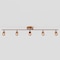 Vidalite Shura Brushed Copper 5-Light Track Light with Rotatable Heads, Integrated LED, 3000k, 2450 Lmn CE1059887 - alternate 3