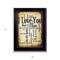 Homeroots I Love You 1 Black Framed Print Wall Art 415696 - alternate 2