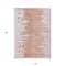 Homeroots 10' X 14' Terra Cotta Salmon And Copper Abstract Washable Indoor Outdoor Area Rug 582457 - alternate 2