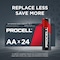 Duracell Procell Constant AA Alkaline Battery, 1.5V DC, PK24 PC1500 - alternate 1