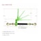 Mytee Products 3/8in-1/2in Hi-Viz Green Quick Ratchet Chain Binder w/ Folding Handle 12000 lbs, 2PK CBRS-FH38x2 - alternate 2