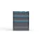 Strong Hold 3 drawer cabinet - (1x 7ft, 1x 8ft, 1x 12ft) - Blue accents - Electronic Lock S3036-PPRAS-0302FS - alternate 1
