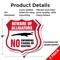 Signmission Alligator Warning Shield Sign Beware Of, 6 inch X 6 inch, Plastic Sign, 2PK SHI-P-2PACK-6-358 - alternate 3