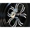 Antego Single 23x10.50-12 ATW-045 with 12x6 Black Fusion Aluminum Wheels for Golf/ATV/UTV A1270238009450423105012 - alternate 2