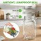 Nutrichef 16-Pack 16 oz Mason Jars with Lids, 16PK NCMSJ16 - alternate 2