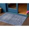 Homeroots 3' X 5' Navy Blue Oriental Washable Indoor Outdoor Area Rug 607560 - alternate 1