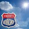 Signmission Vincent's Workshop, 4 inch X 4 inch, Vinyl Decal, 5PK SHI-D-5PACK-4-489-VINCENT - alternate 2