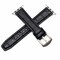 Elegani Hybrid Band Compatible with Apple Watch 49mm, Black, Black/Rose Gold/Yellow Gold Buckle QRALGM2-BLK-49 - alternate 1