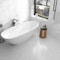 Apollo Tile 12x12 Eastern White, Bianco Carrara Marble Polished Floor and Wall Mosaic Tile 4.83 sqft/case, 5PK APLDC88B09A - alternate 4