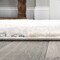 Jonathan Y Pia Moroccan Trellis Plush Carved High-Low Cream/Gray 4 ft. x 6 ft. Area Rug SNT105B-4 - alternate 2