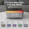 Alpha Digital Bluetooth Stereo Speaker- 10W, Alarm Clock, Charging, Light -Gray S300-GY - alternate 3