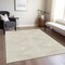 Homeroots 10' X 14' Beige And Ivory Geometric Washable Indoor Outdoor Area Rug 598531 - alternate 2