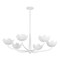 Troy Lighting Arcata 6 Light Chandelier, Gesso White, 39.5 In x 15 In F2040-GSW - alternate 2