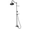 Kingston Brass Tub Wall Mount Rain Drop Shower System with Hand Shower, Matte Black CCK6170 - alternate 1