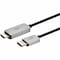 Monoprice HDMI Cable, 3 ft, L, Shielded, Black 44343 - alternate 1