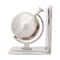 Homeroots 4.5" X 6.75" X 7.75" Alum Globe Bookend Set Of Two, 2PK 364199 - alternate 2