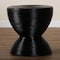 Bali & Pari Tokyo Laminated Natural Rattan Side Table, Black 259-14298-ZORO - alternate 2