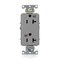 Leviton DuplexReceptacle, 20A, Gray, 125V, Indstrial WDR20-GY - alternate 1