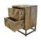 Homeroots 25" Natural Two Drawer Nightstand 488772 - alternate 3
