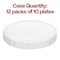 Smarty Had A Party 10" Clear Vintage Round Disposable Plastic Dinner Plates (120 Plates), 120PK 860C-CASE - alternate 4