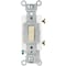 Leviton Commercial Grade 20 Amp Toggle Single Pole Switch Ivory S07-CS120-2IS - alternate 1