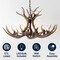 Jonathan Y Eldora 33" 6-Light Rustic Farmhouse Adjustable Resin Antler LED Chandelier, Brown JYL6318A - alternate 3