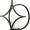 Homeroots 6" Black Quatrefoil Metal Wall Sconce Candle Holder 608442 - alternate 2