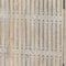 Homeroots 60in Ivory Carved Geometric Distressed Solid Wood Enclosed and Open Storage TV Stand 489506 - alternate 3