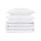 Homeroots Platinum King Cotton Blend 1200 Thread Count Washable Duvet Cover Set 528203 - alternate 1