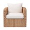 Bali & Pari Rhinos Bohemian Light Brown Seagrass Tuxedo Arm Chair 256-13849-ZORO - alternate 3