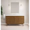 James Martin Vanities Laurent 60" Single Vanity, Honey Oak w/ 3 CM White Zeus Silestone Top 545-V60S-HNO-3WZ - alternate 3