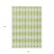 Homeroots 5' X 8' Lime Green And Ivory Geometric Washable Indoor Outdoor Area Rug 577062 - alternate 2