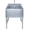 Amgood Sink Bar, Stainless Steel, 19 in W x 26 in L x 33 in H SINK BAR S2C-101410-F-Z - alternate 2