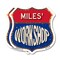Signmission Miles's Workshop, 6 inch X 6 inch, Plastic Sign, 2PK SHI-P-2PACK-6-489-MILES - alternate 1