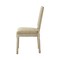 Homeroots Set of Two Beige and Brown Upholstered Linen Dining Side Chairs 535362 - alternate 2