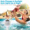 Pyle Floating Pool Thermometer with Solar Powered LED Light PLTM64 - alternate 2