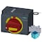 Siemens front mounted rotary operator EMERGENCY OFF IP30 NEMA type 1 . with door 3VA9277-0EK37 - alternate 2
