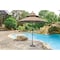 Living Accents Pagoda 9 ft. Tiltable Taupe Patio Umbrella YQ106BK-TP - alternate 2