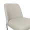 Manhattan Comfort Loft Metal Vegan Leather Side Chair in Stone Gray - Set of 2 DC1533-1 - alternate 3