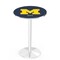 Holland Bar Stool Co 36" Chrome Michigan Pub Table, 36" dia. Top L214C3636MichUn - alternate 1