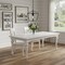 Homeroots 94" White Solid Wood Dining Table 397668 - alternate 2